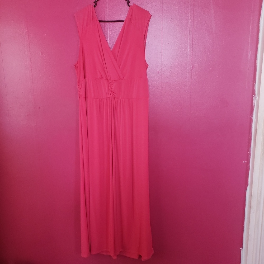 Coral party dress